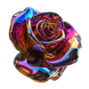 Irisierende Regenbogenrose
