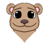 Tête d’animal d’ours Tête d’animal