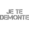 Je te démonte - Gris