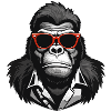 gorilla, monkey, primate