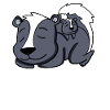 Skunk Family - Skunk with Baby