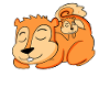 Famille d’écureuils - Écureuil avec bébé