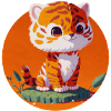 Little Tiger So Cute Child
