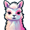 Llama Alpaca Illustration