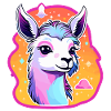 Llama Alpaca Illustration