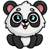 Sweet cute panda!
