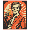 Cheers Mates: 70s Party Skeleton