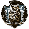 Eule Greifvogel Vogel Uhu Kauz