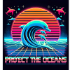 Protect the oceans Retro