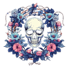 Skull Elegance Circle
