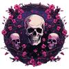 Midnight Bloom Circle