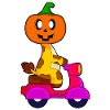 Giraffe Halloween Motorroller
