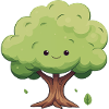 Cuddly Cartoon Tree
