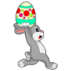 Bunny Easter Jogging