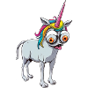 Dummes sabberndes Einhorn