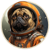 Pug Austronaut