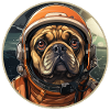 Pug Austronaut
