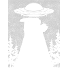 Alien Spaceship Saucer Planet