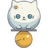 Cute cat illustration