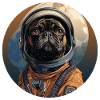 Pug Austronaut