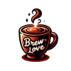 Brew Love - Coffee Cup Illustration