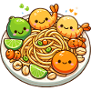 Pad Thaï Kawaii Nourriture