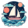 Illustration de voilier