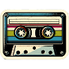 Retro Cassette Sticker