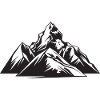 Mountains Alps Silhouette