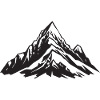 Berge Symbol Bergsteigen