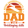 Husband Dad Hero Retro Bricklayer