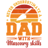 Husband Dad Hero Retro Mason