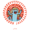 Hey! Overjoyed girl