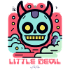 Modern Cartoon Style: Little Devil