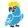 Humor little parrot