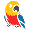 Humor little parrot