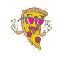 Cool Italian Pizza Slice