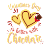 Saint-Valentin, 14 février, Chocolat romantique