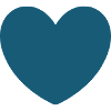 blue heart valentine's day