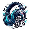 Feel the Beats - Headphones Illustration