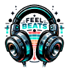 Feel the Beats - Headphones Illustration