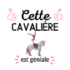 Cavalière Géniale cadeau