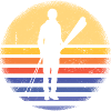 Sport Retro Sunset Ski