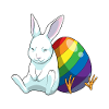 Bunny Easter Rainbow
