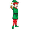 Elf Weihnachten Saft