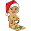 Gingerbread Man Christmas Coffee