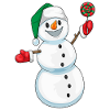 Snowman Christmas Lollipops