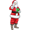 Santa Claus Christmas Potato Chips