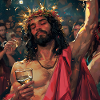 Jesus celebrates