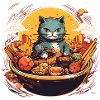 Cat Food Bowl
